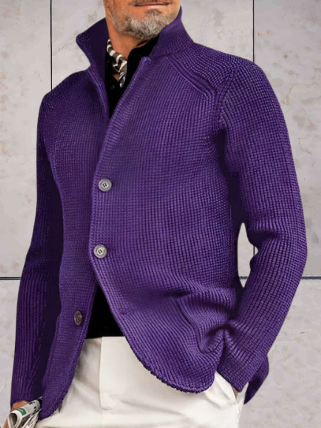 Levoire | Veste Cordura Avec Fermetures À Bouton Lilas