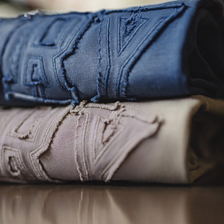 Levoire | Lettre Vintage Patch Couleur Dégradée Sweat À Capuche