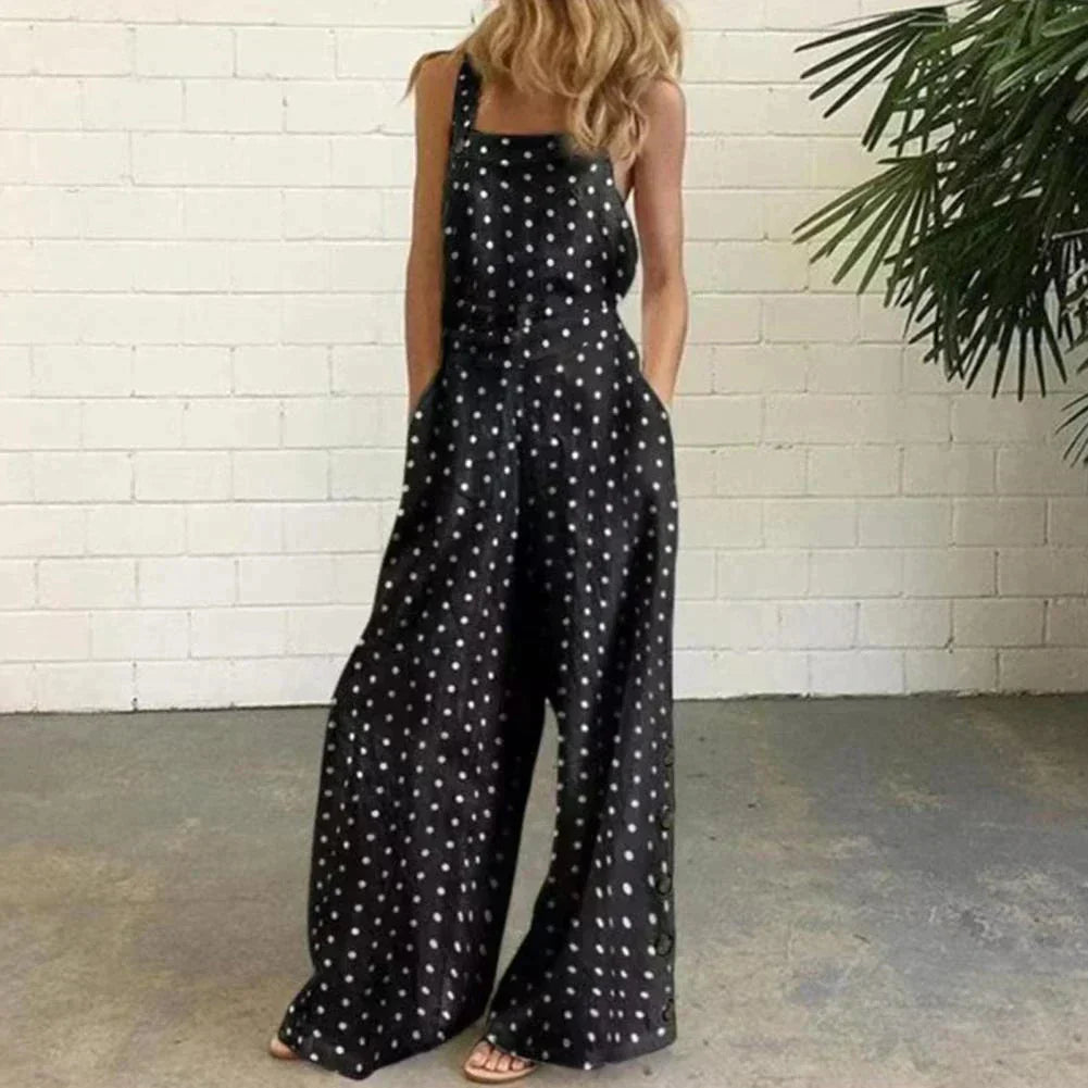 Levoire | Dots Imprimé Combinaisons Noir