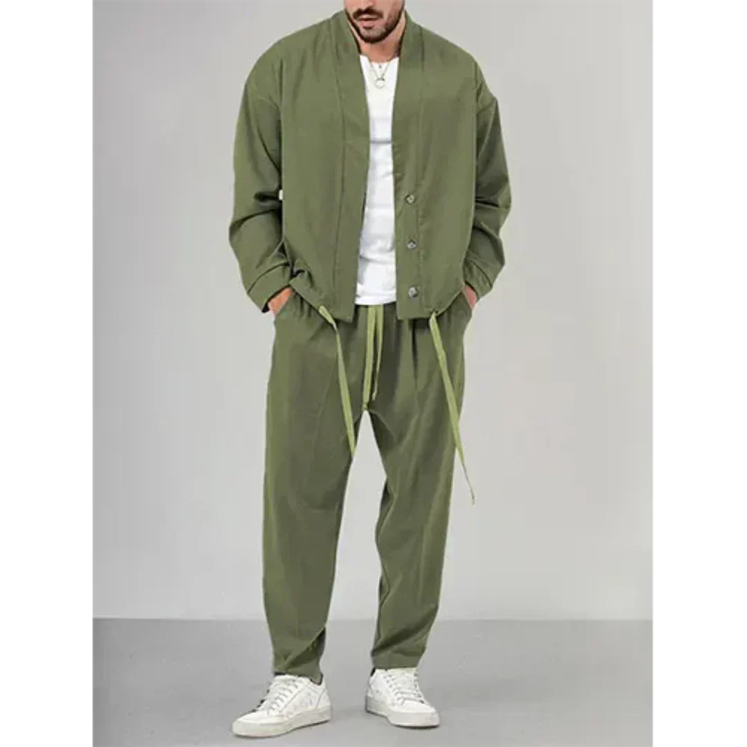 Levoire | Pantalon Cuir Tendance Femme Vert