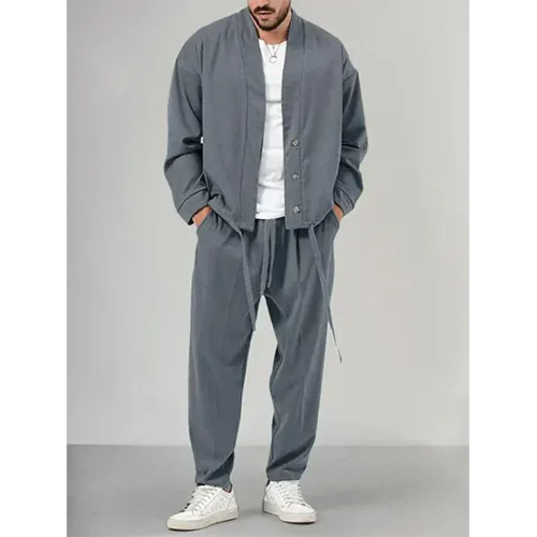 Levoire | Pantalon Cuir Tendance Femme Gris Foncé