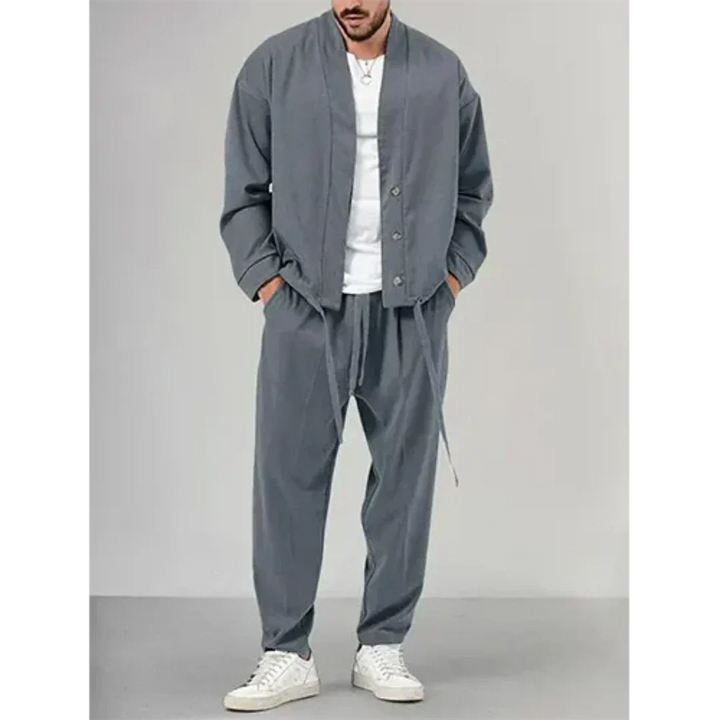 Levoire | Pantalon Cuir Tendance Femme Gris Foncé