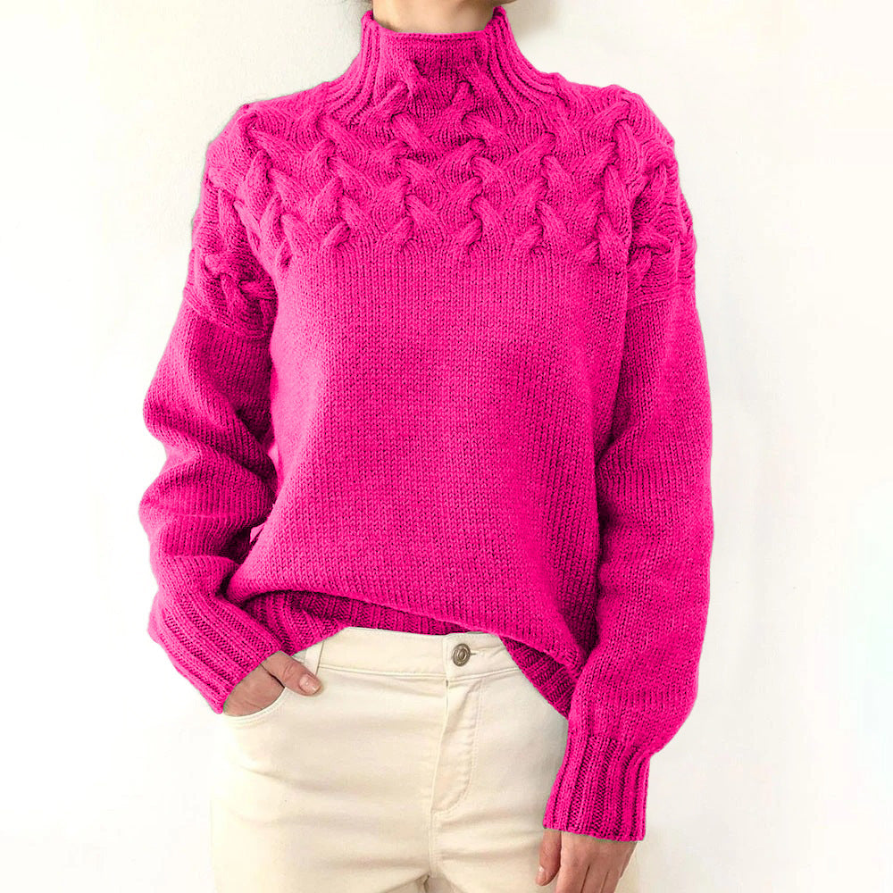 Levoire | Pull en maille à col montant Rosa