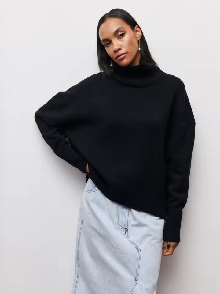 Levoire | Turtleneck Élégant Pour Toutes Les Occasions Noir