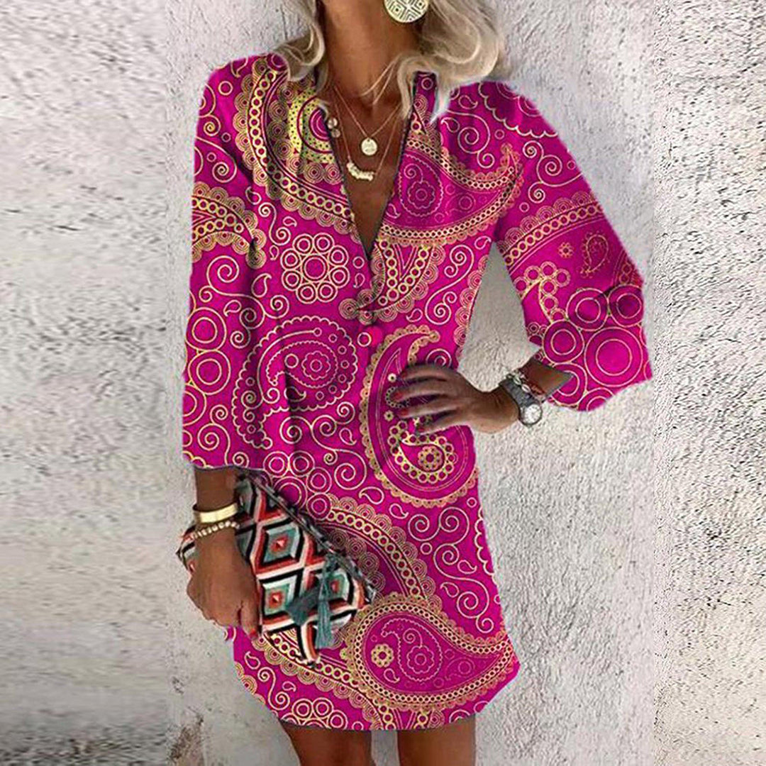 Levoire | Robe Mini Chic Rosa Rouge