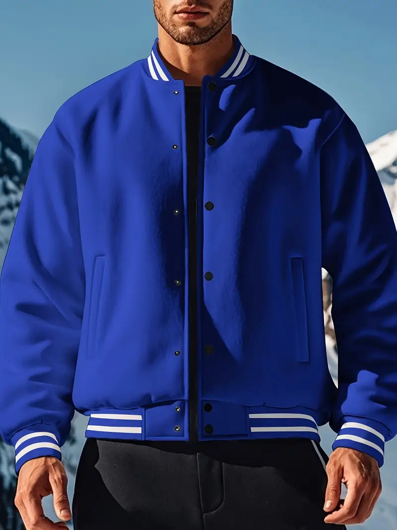 Levoire | Coupe-Vent Polaire Pour Hommes Bleu royal
