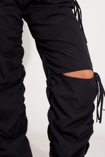 Levoire | Pantalons Cargo À Taille Cintrée Avec Plusieurs Poches Et Cordon À La Taille
