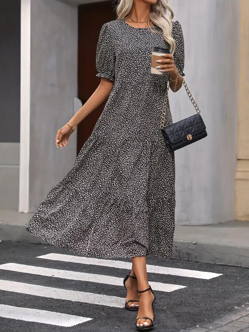 Levoire | Robe, Manches Bouffantes, Raffiné, Robe Midi, Robe D'Été