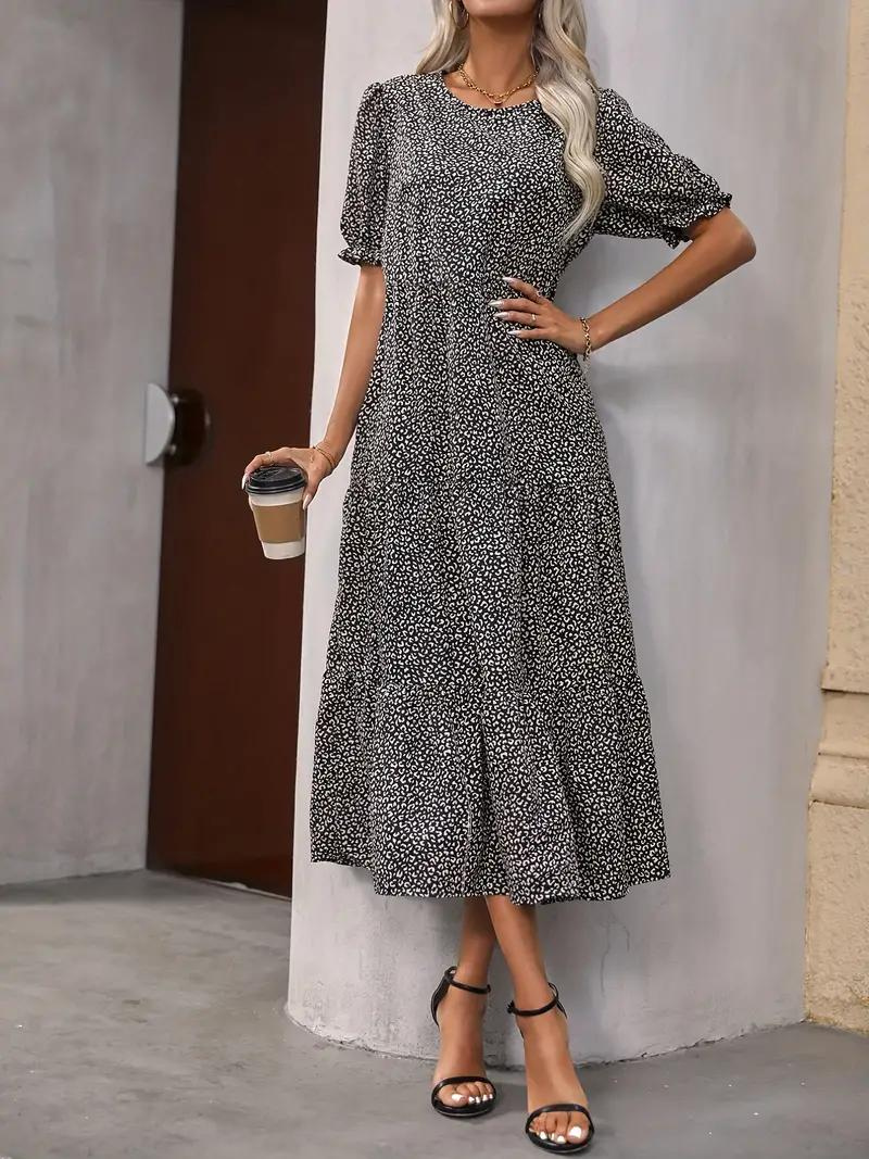 Levoire | Robe, Manches Bouffantes, Raffiné, Robe Midi, Robe D'Été