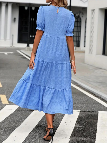 Levoire | Robe, Manches Bouffantes, Raffiné, Robe Midi, Robe D'Été