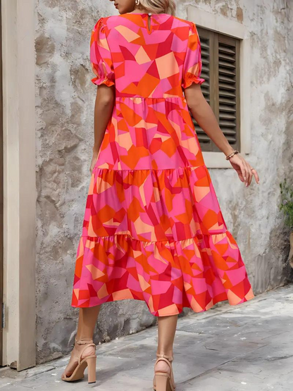 Levoire | Robe, Manches Bouffantes, Raffiné, Robe Midi, Robe D'Été