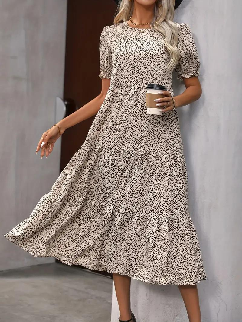 Levoire | Robe, Manches Bouffantes, Raffiné, Robe Midi, Robe D'Été