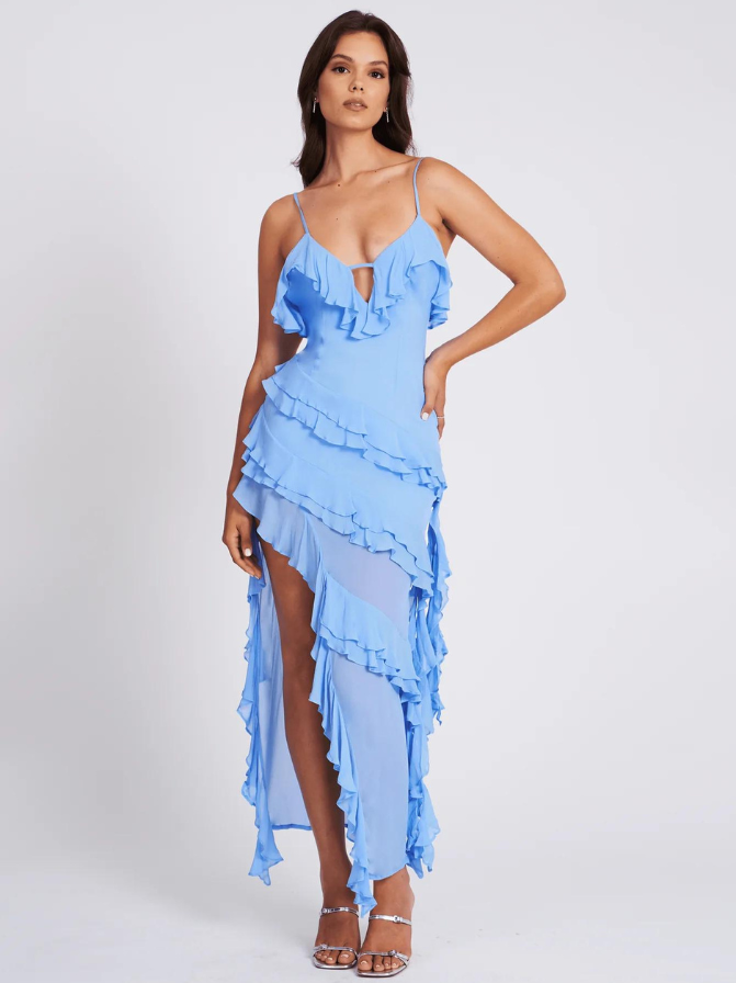 Levoire | Robe Maxi Sans Manches À Fente Avec Dos Ouvert