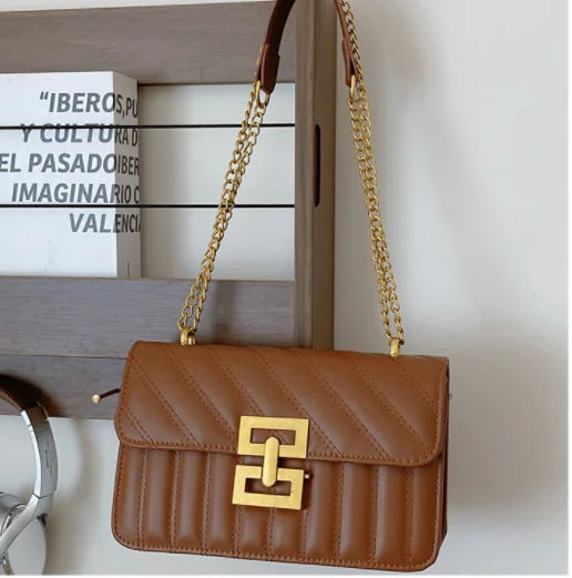 Levoire | Sac À Bandoulière Pour Femmes En Forme De Losange Braun 30*15*23CM