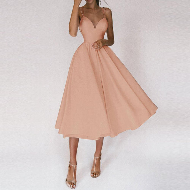Levoire | Robe Habillée Classique & Élégante Abricot