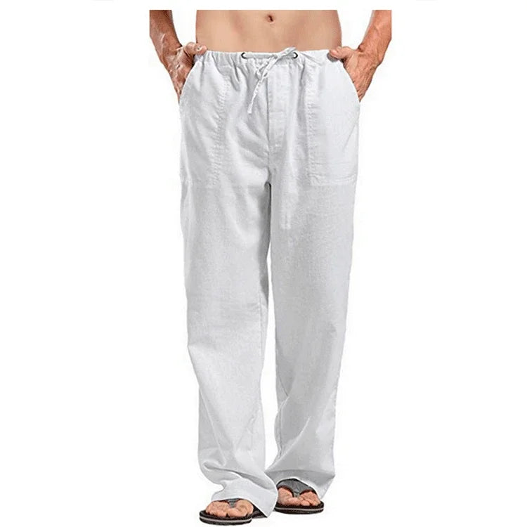 Levoire | Pantalons Pour Hommes Décontractés, Respirants Et Extensibles Blanc