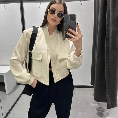 Levoire | Moderne, Tendance, Veste Femme Raccourcie Avec Poches