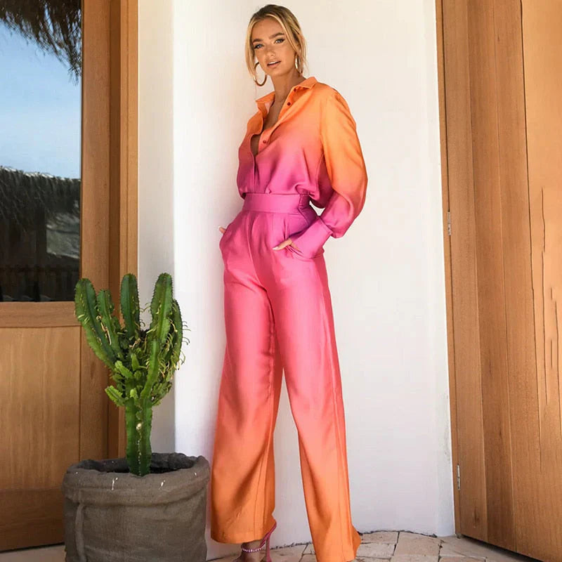 Levoire | Ensemble Deux Pièces Orange-Rosa