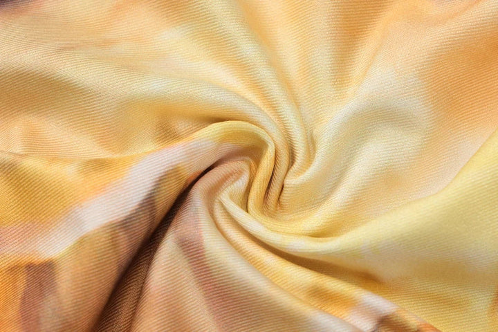 Levoire | Ibiza Bohémien Mini Robe Teintée À Lien Au Dos