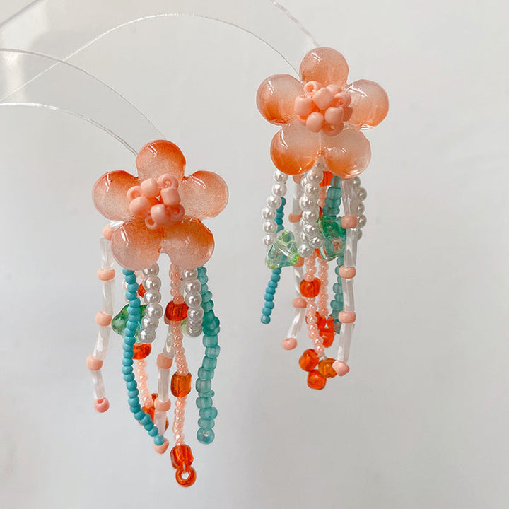 Levoire | Boucles D'Oreilles Kukkahelmi Style 1 - Orange
