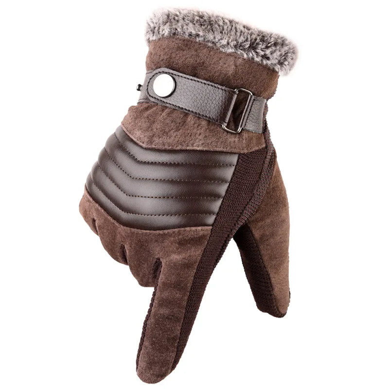 Levoire | Gants En Polaire Chaude Doublés Avec Boucle Réglable Braue Une taille