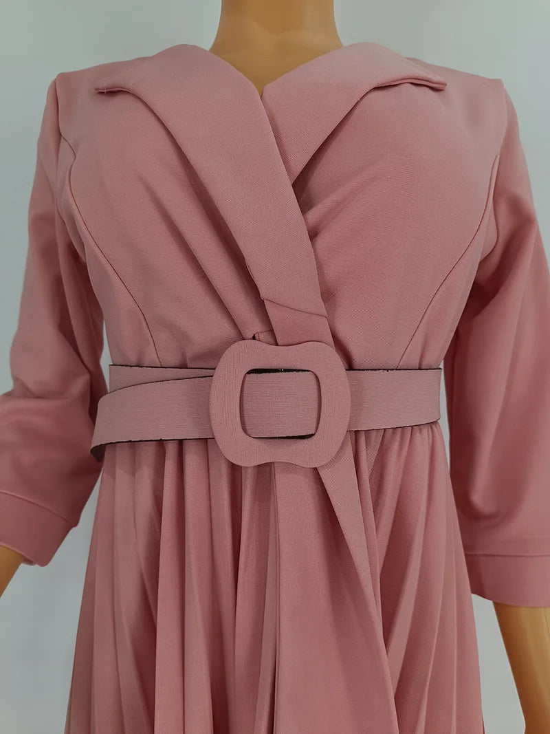 Levoire | Robe Courte Plissée À Bretelles Avec Ceinture À Décolleté En V