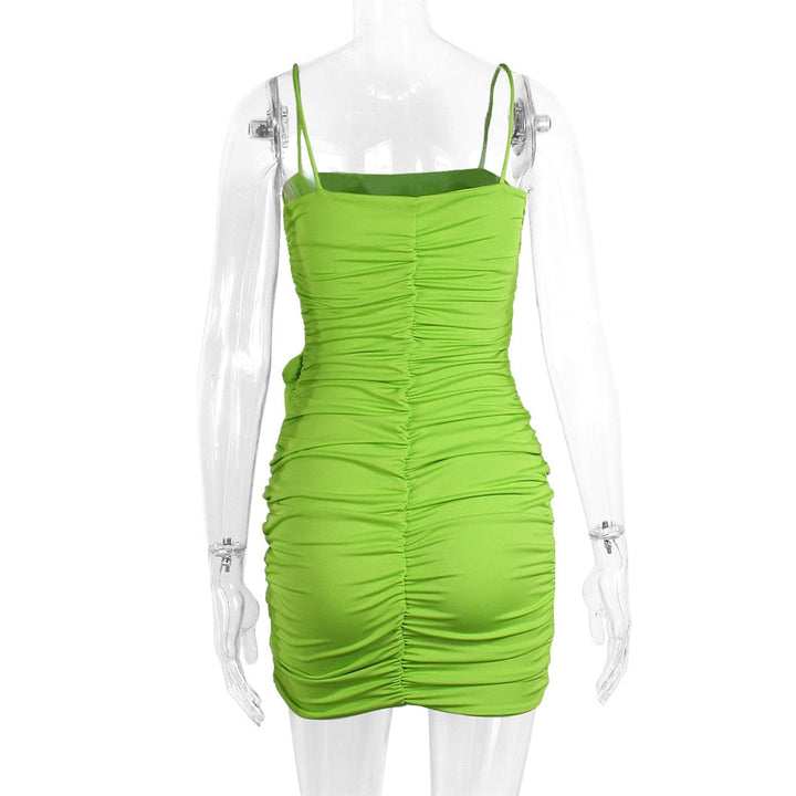 Levoire | String Dos Nu Découpé Double Jupe Mini Robes