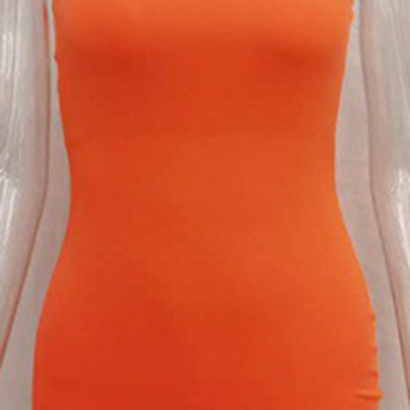 Levoire | Mini Robes En Struttsilkpotki Orange