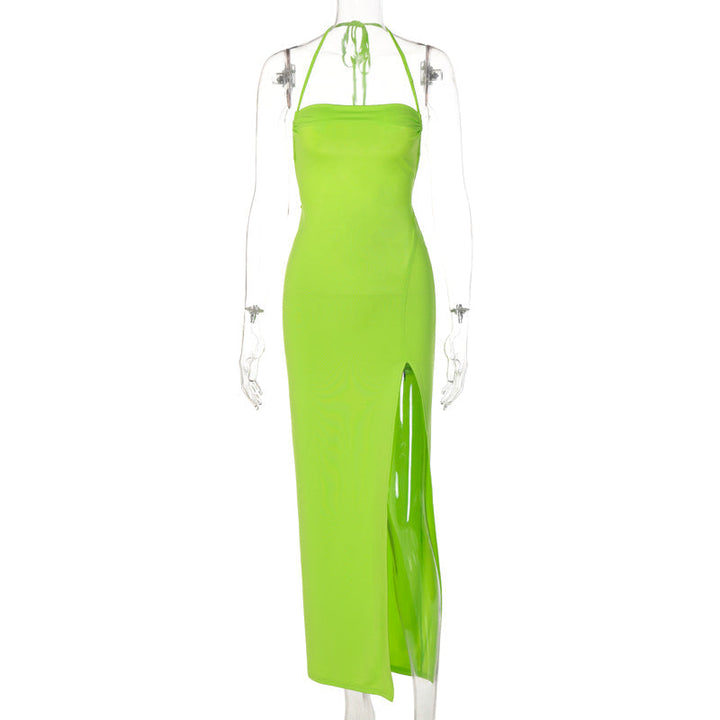 Levoire | Dos Nu | Robe Maxi Sans Manches Avec Fente