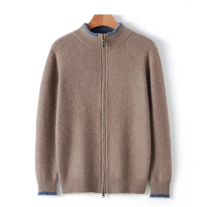 Levoire | Gilet Avec Zip Caramel foncé