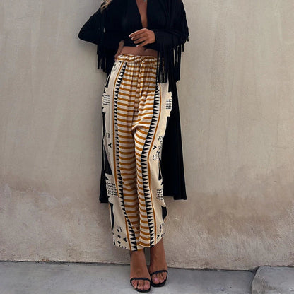 Levoire | Pantalon Imprimé Géométrique