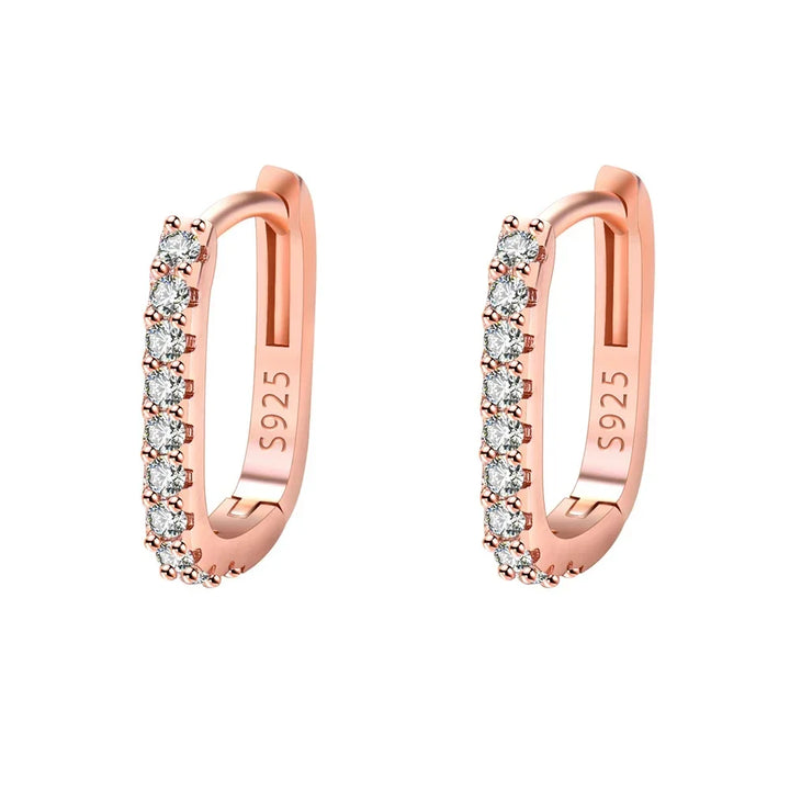 Levoire | Créoles En Argent Et Cristal Or rose