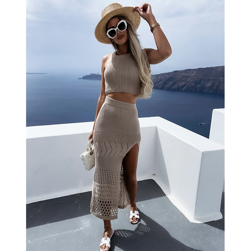 Levoire | Kaksiosainen Setti Modernilla Suunnittelulla Beige
