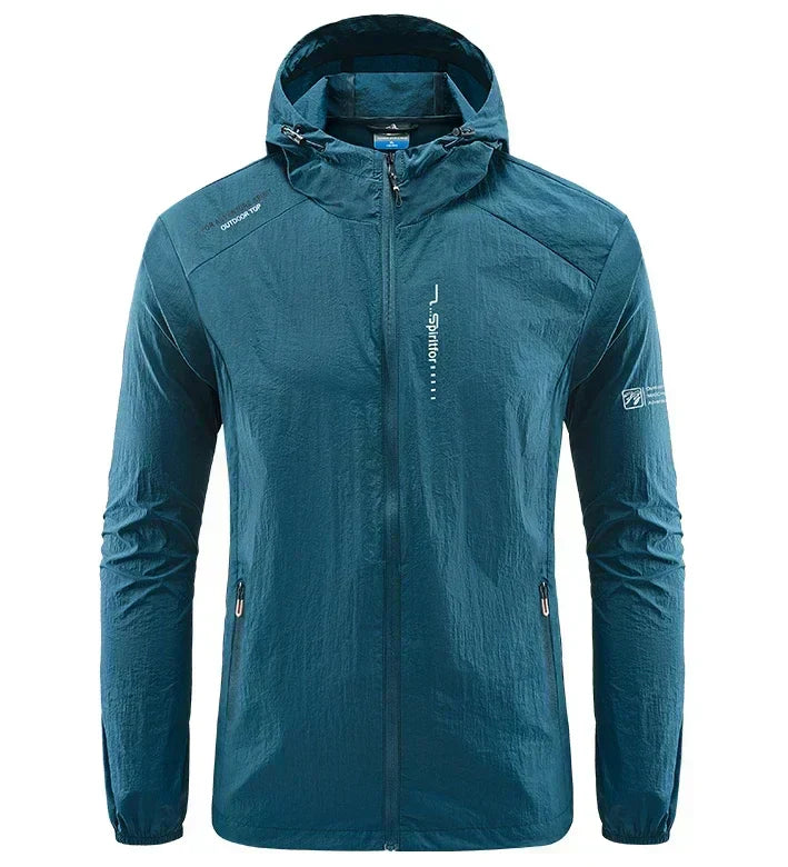 Levoire | Veste confortable imperméable Denim bleu
