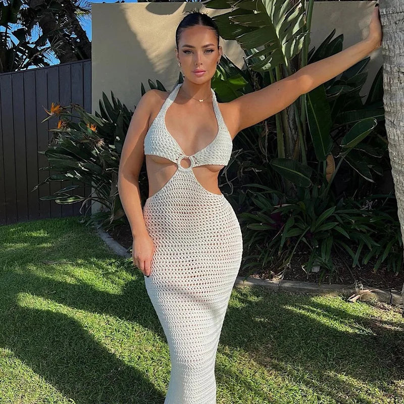 Levoire | Robe Maxi En Crochet