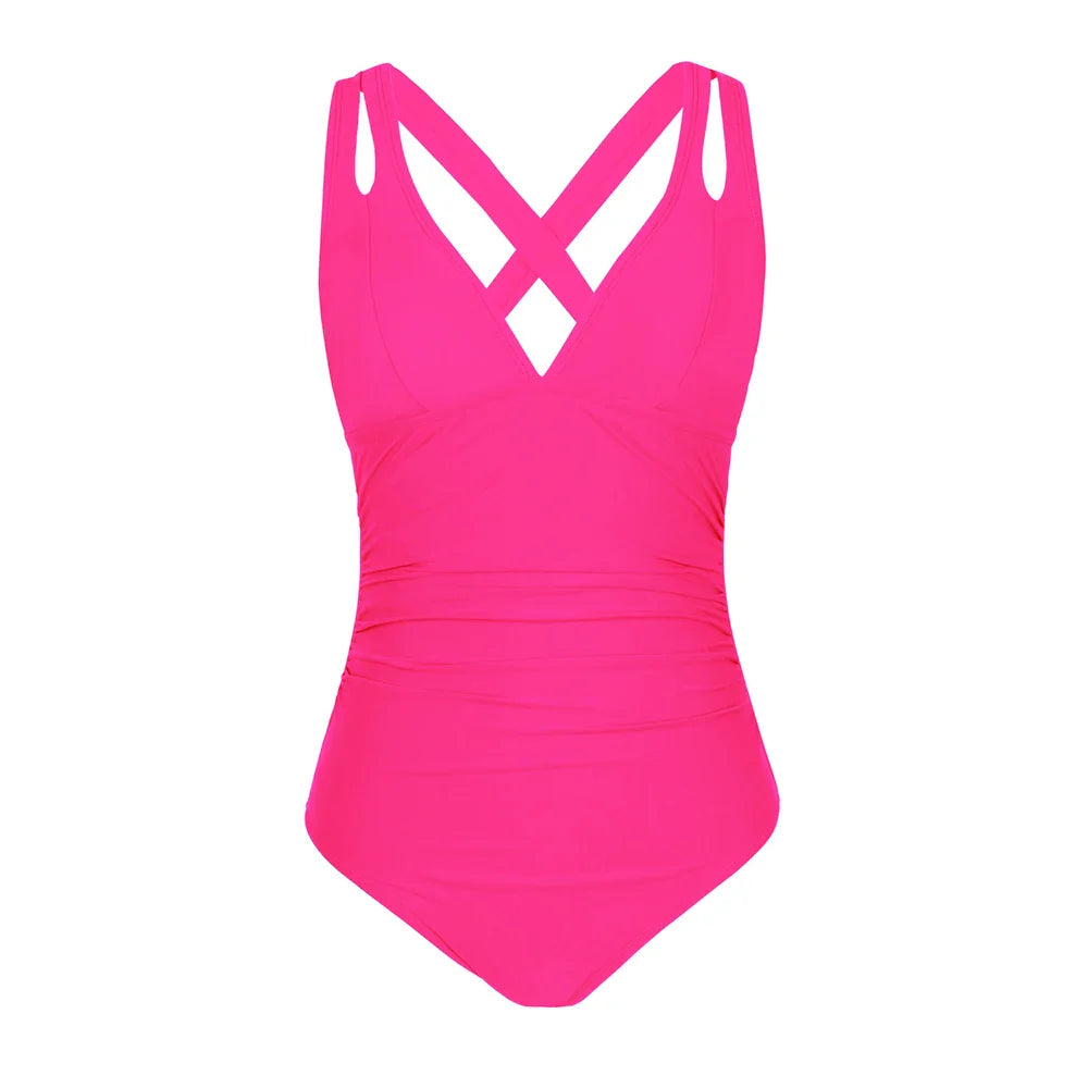 Levoire | Maillot Une Pièce Avec Décolleté En V Rosa
