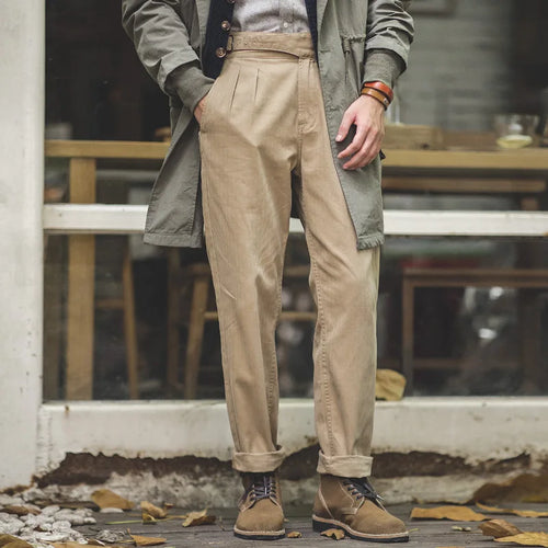 Levoire | Collecte De Vin Pantalons À Taille Haute Ajustables Pour Hommes