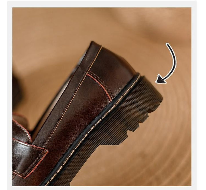 Levoire | Premium Cuir Oxford Bureau Femme Élégants Loafers