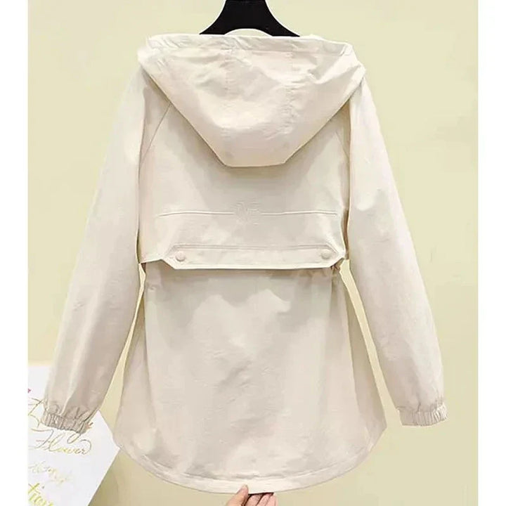 Levoire | Trench-Coat Femme De Printemps/Automne Avec Capuche Et Cordon