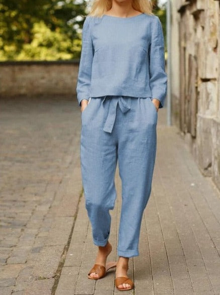 Levoire | Costume D'Été Léger Pour Femmes Bleu clair