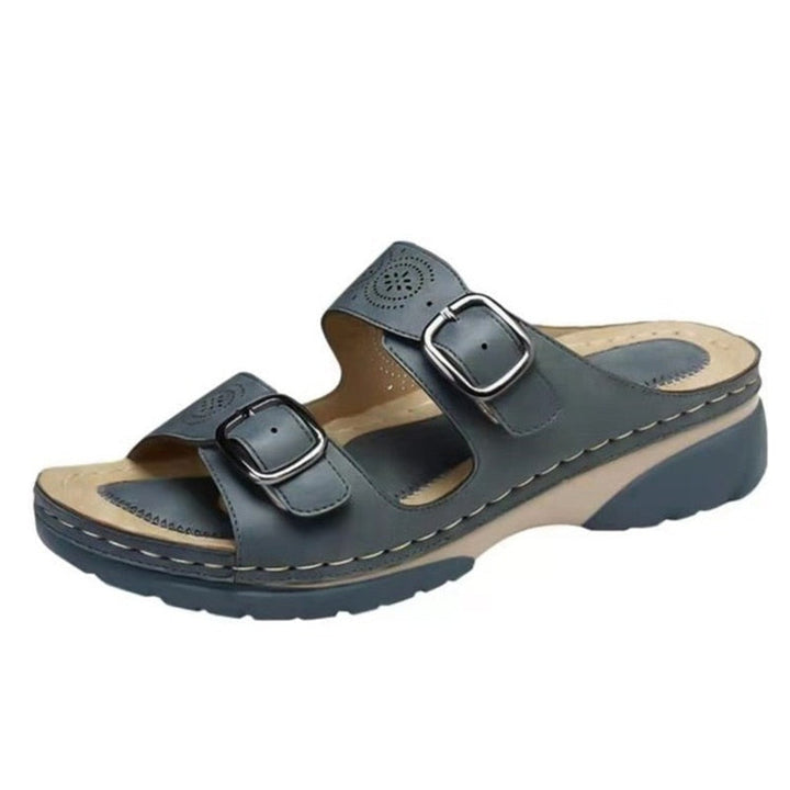 Levoire | Sandale Orthopédique : Style & Soutien Bleu foncé