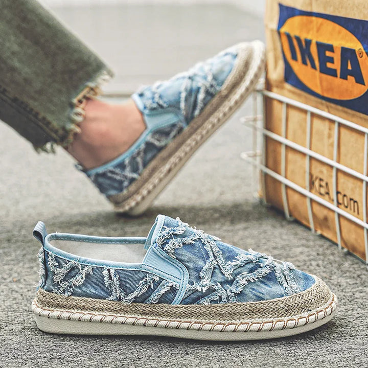 Levoire | Espadrilles En Canevas Pour Hommes