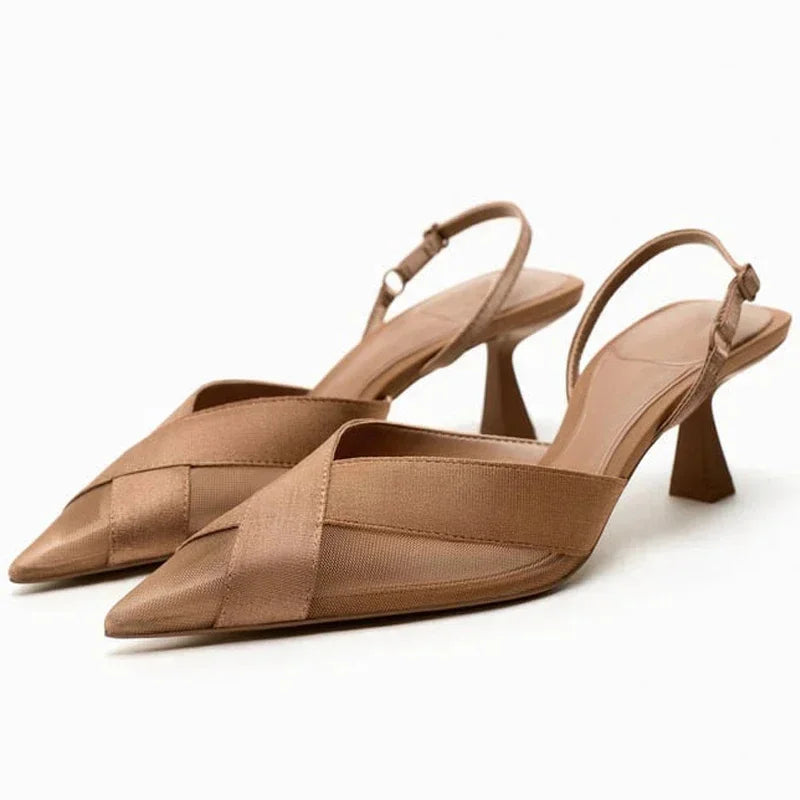 Levoire | Élégantes Chaussures Slingback Confortables Braun