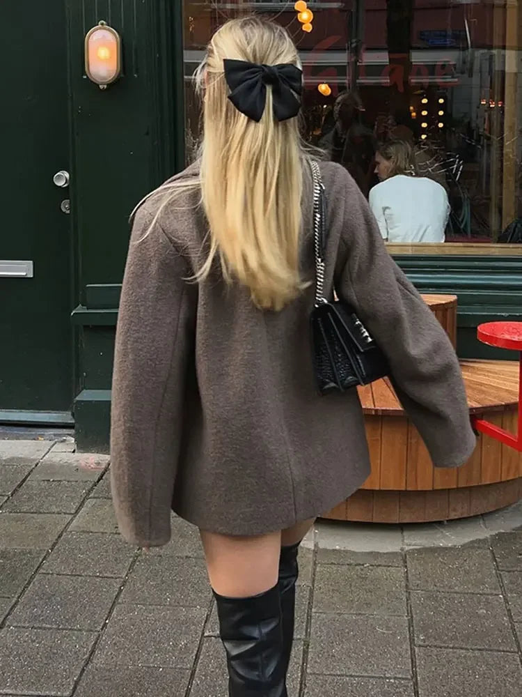 Levoire | Veste En Laine À Double Boutonnage Pour Femmes Originale