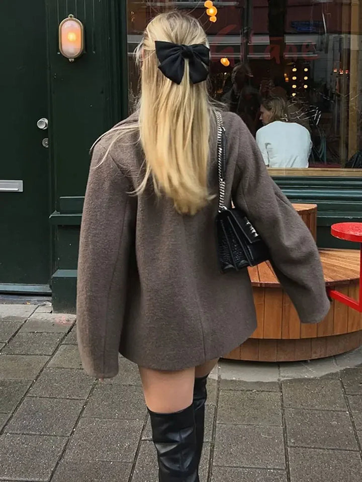 Levoire | Veste En Laine À Double Boutonnage Pour Femmes Originale