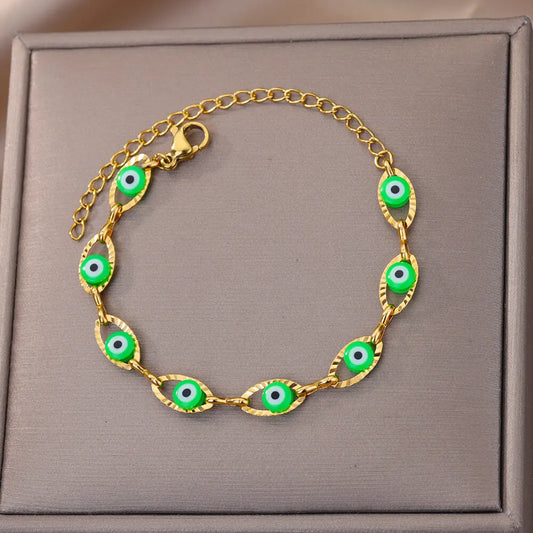 Levoire | Bracelet Œil Arc-En-Ciel B1074G-1