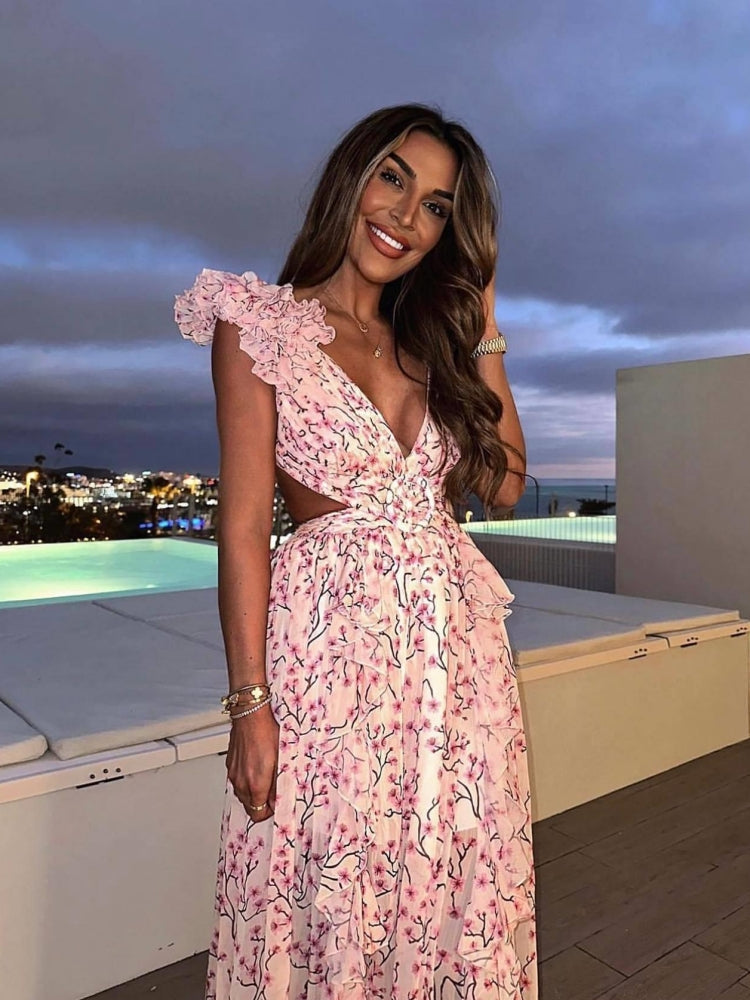 Levoire | Robe Maxi À Volants