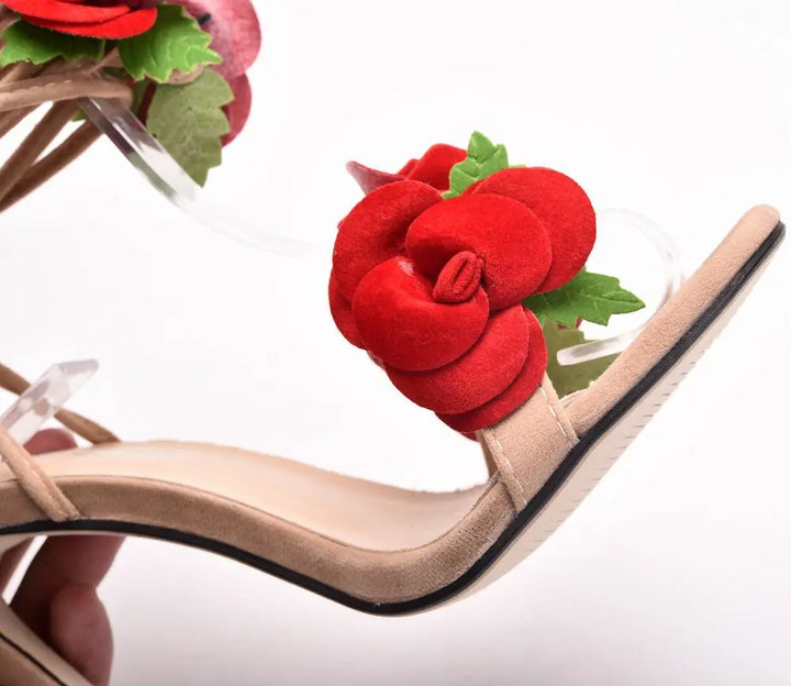 Levoire | Talon Haut Satin Rose