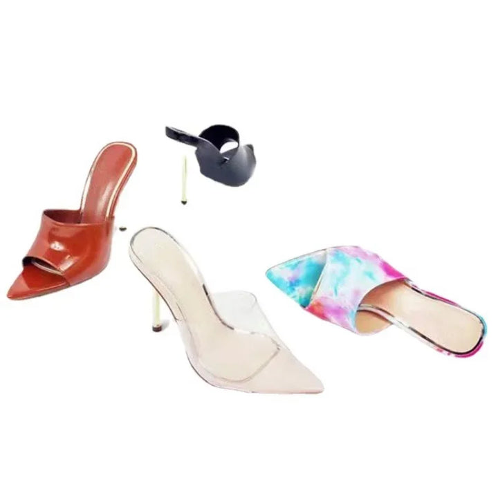 Levoire | Sandales Slipper À Talons Hauts Fins