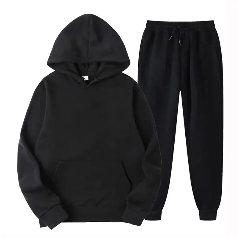 Levoire | Rennokit Ensemble De Sport Bicolore Satin Pour Hommes Noir